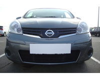 Защита радиатора на автомобиль Ниссан Note 2009- black. ZR.NIS.NOT.09.b