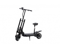 Электросамокат всесезонный ULTRON T-118 черный. 2WD - два мотор колеса 3200w. 