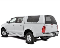 8003011H2 Road Ranger RH02 Крыша пикапа (Кунг) со стеклами. Для автомобиля TOYOTA HILUX  Цвет cтальной металлик.