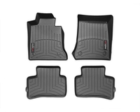 445011-442102 Weathertech передние и задние коврики салона полиуретановые, комплект 4 шт., цвет черный. Для автомобиля Mercedes-Benz GLK 2013-