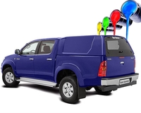 800300 Road Ranger RH02 Standart Крыша пикапа (Кунг) без окон. Для автомобиля TOYOTA HILUX  Без цвета, под покраску.