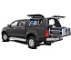 900272*** Road Ranger Крыша пикапа (Кунг) PROFI 2. Боковые окна из черного ABS пластика открываются в верх. Для автомобиля TOYOTA HILUX окрашенная в цвет кузова.