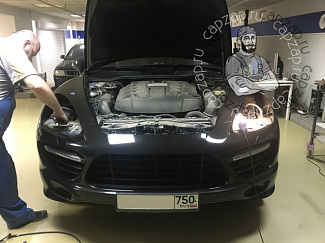 Замок- блокиратор фар головного света Porsche Cayenne 2010 - 2014 г.в.