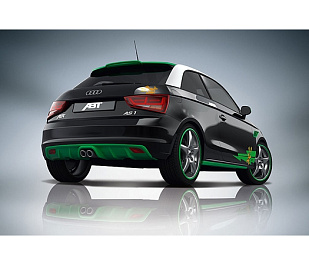8X0801211-GG ABT AUDI A1 спойлер передний зеленый