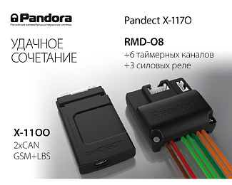  Автомобильная микросигнализация PanDect X-1170
